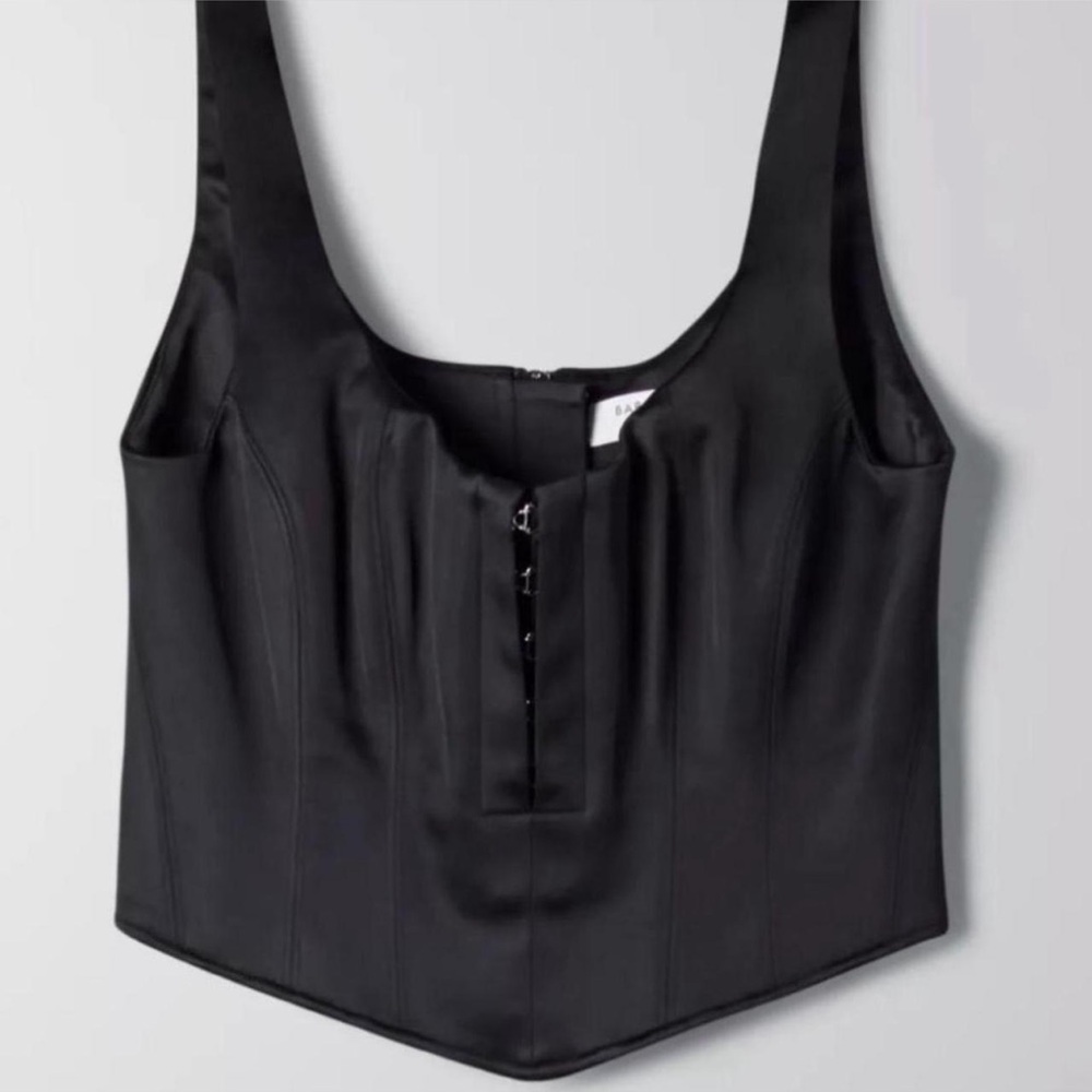 Satin Corset Bustier Top / Everyday Going Out Party Events
